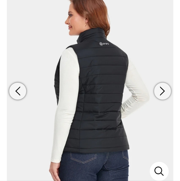 Ororo Women's Classic Black Puffer Vest sz Small - Picture 2 of 16